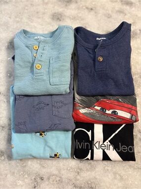 Toddler Boy 24M-2T-Bundle Of Six Short Sleeve Tees-Assorted Styes